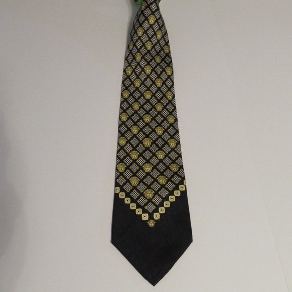 Gianni Versace Handmade Neck Tie for Men, 100% Silk - Picture 3 of 9